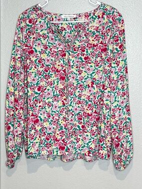 Flowy & Flowery Emily Daniels Long-Sleeve Blouse